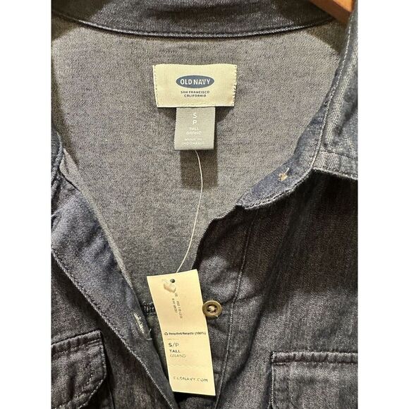 Old Navy NWT Denim Dress Small Tall‎ - Picture 2 of 4